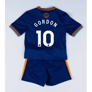 Newcastle United Anthony Gordon #10 Tredjetrøje Børn 2025-26 Kortærmet (+ Korte bukser)